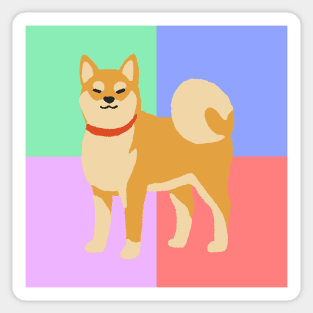 Cute Shiba Inu Dog Sticker